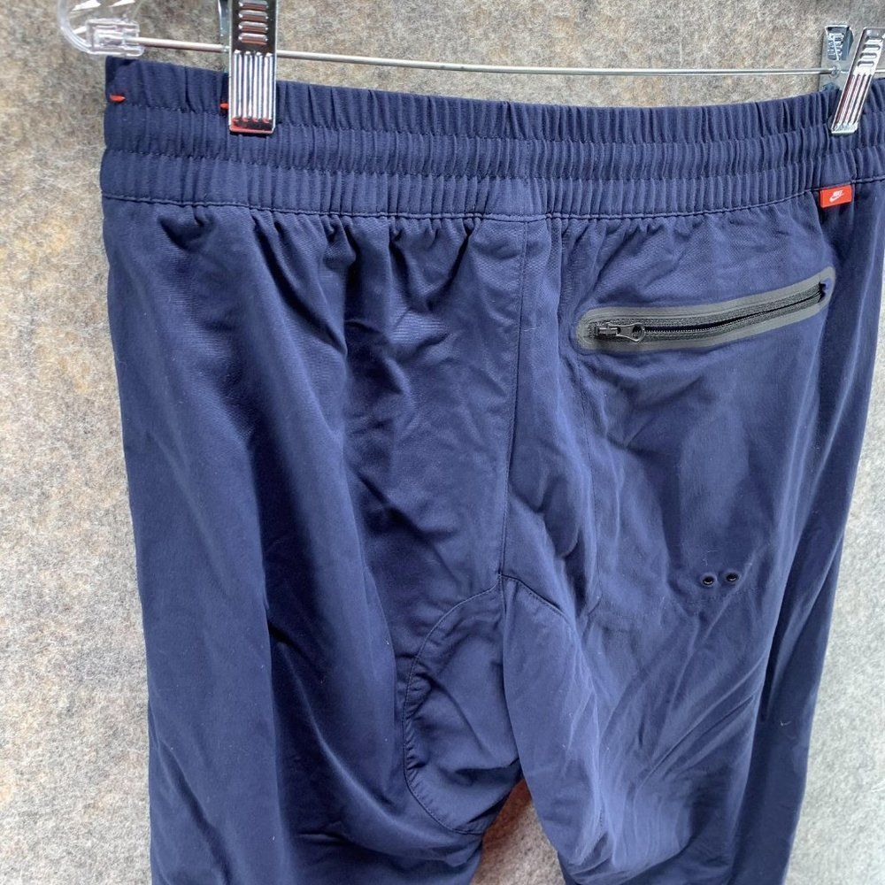 Nike Sweatpants Men's Medium Adult Casual Blue Joggers Outdoors Pockets - Picture 9 of 11